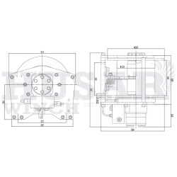 Купити Лебідка гідравлічна Husar BST 3300 lbs